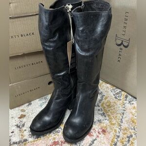 Liberty Black Handmade Shaunice Cowboy Boots boho Country Cowgirl NEW